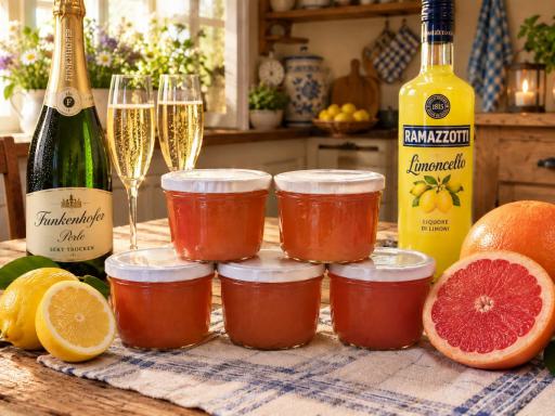 Limoncello-Spritz-Grapfruit - Zutaten in Landhausküche