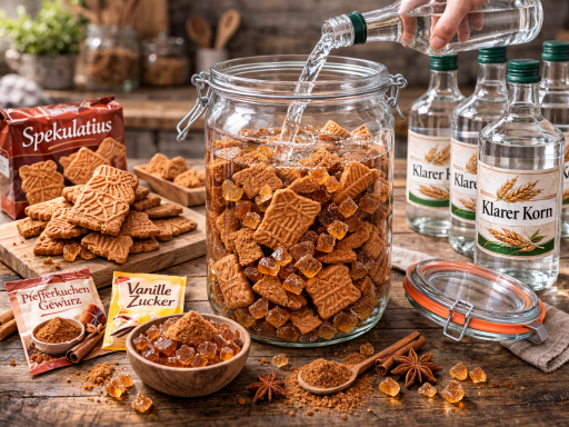 ansetzen Spekulatiusschnaps