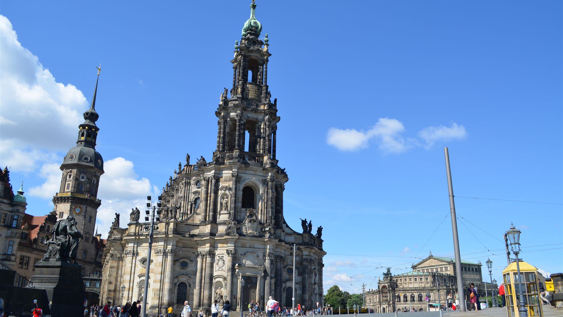 Blick auf die Stadtkirche