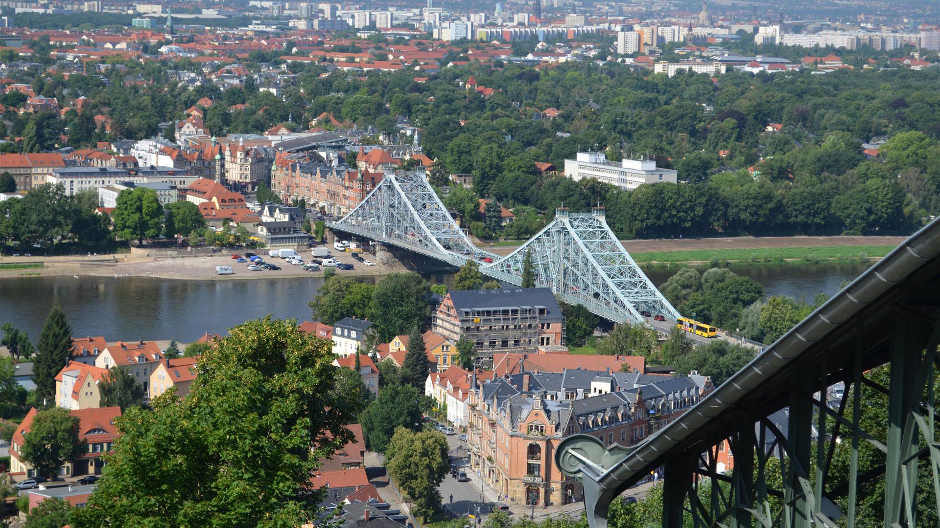 Blaues Wunder und Schwebebahn